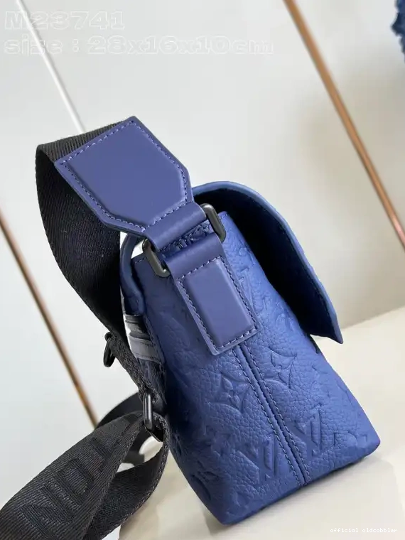 Official oldcobbler VUITTON S-Cape LOUIS Messenger-28*16*10cm 0523